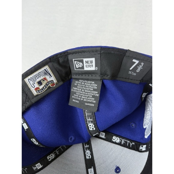 Hat Club Brooklyn Dodgers Ebbets Field Patch Pink Bottom UV 7 3/8